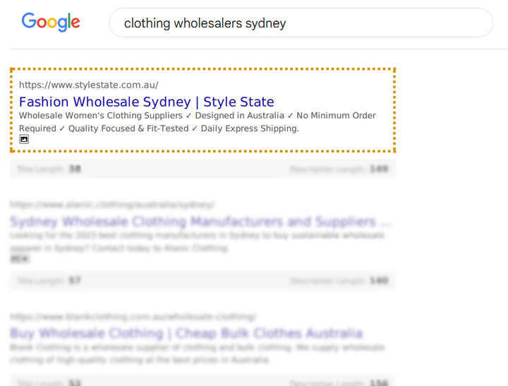 STYLE STATE SEO results
